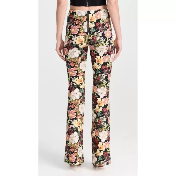 alice  olivia Womens Brynlee Bootcut PantsJuniper Floral Black