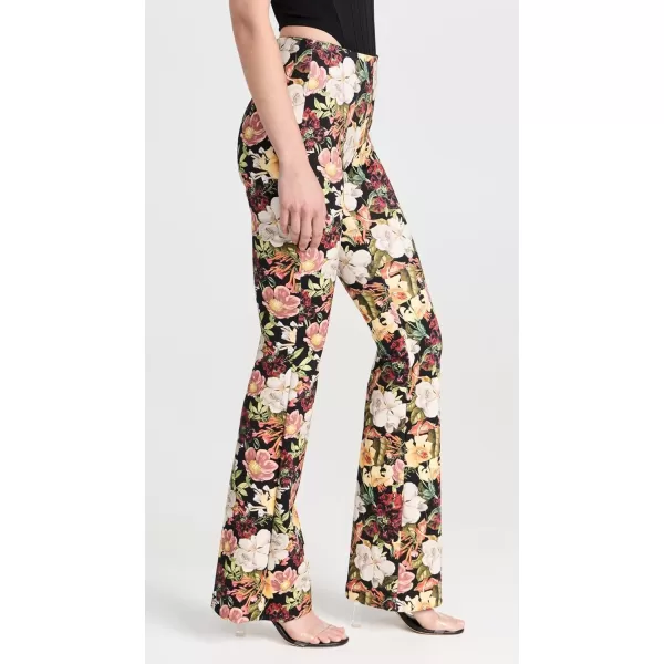 alice  olivia Womens Brynlee Bootcut PantsJuniper Floral Black