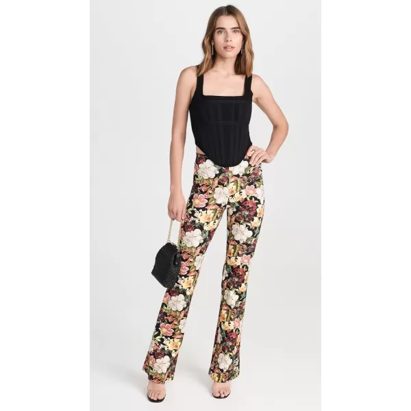 alice  olivia Womens Brynlee Bootcut PantsJuniper Floral Black