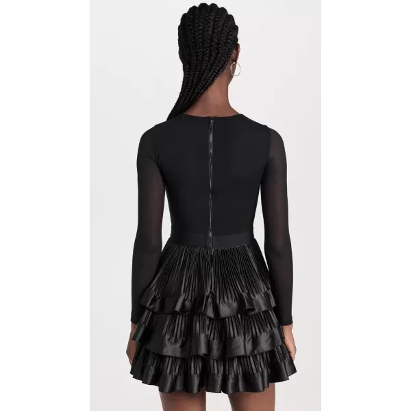 alice  olivia Womens Chara Ruffle Mini Dressalice  olivia Womens Chara Ruffle Mini Dress