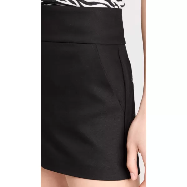 alice  olivia Womens Donald High Waist ShortsBlack