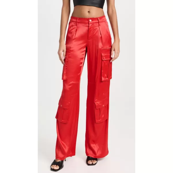 alice  olivia Womens Joette Cargo PantsPerfect Ruby