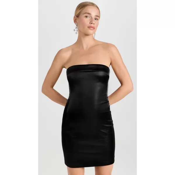 alice  olivia Womens Kelly Vegan Mini DressBlack