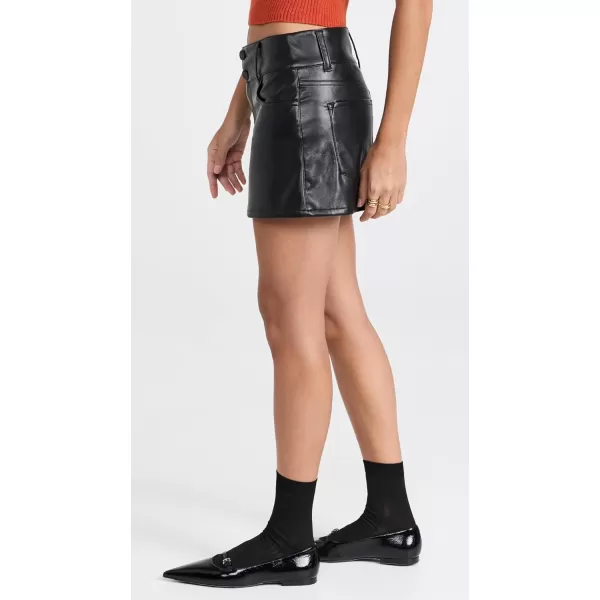 alice  olivia Womens Laika Vegan MiniskirtBlack