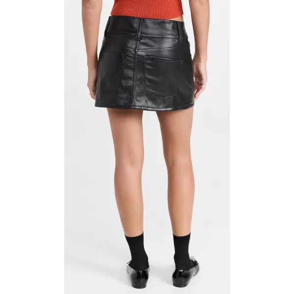 alice  olivia Womens Laika Vegan MiniskirtBlack