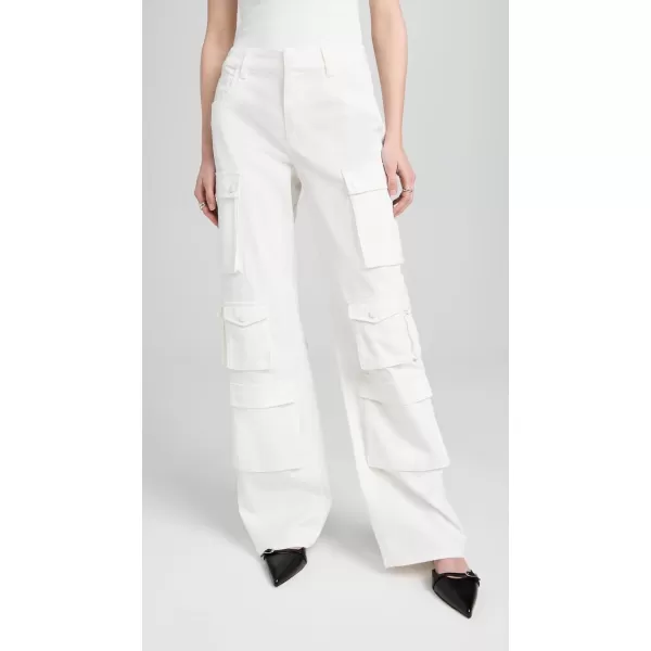 alice  olivia Womens Olympia Baggy Cargo PantsOffwhite