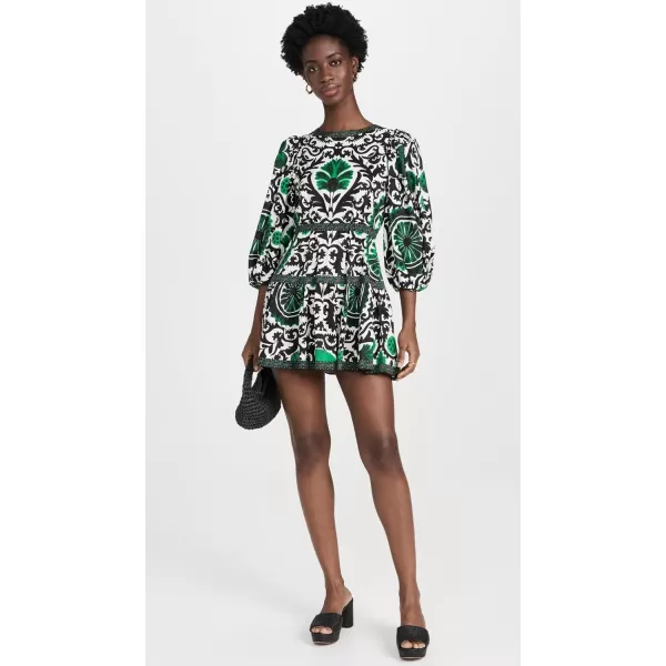 alice  olivia Womens Shayla Tiered DressMonarch Light Emerald