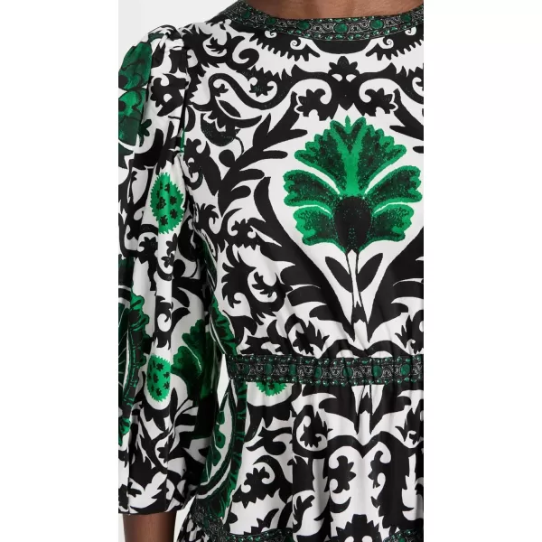 alice  olivia Womens Shayla Tiered DressMonarch Light Emerald