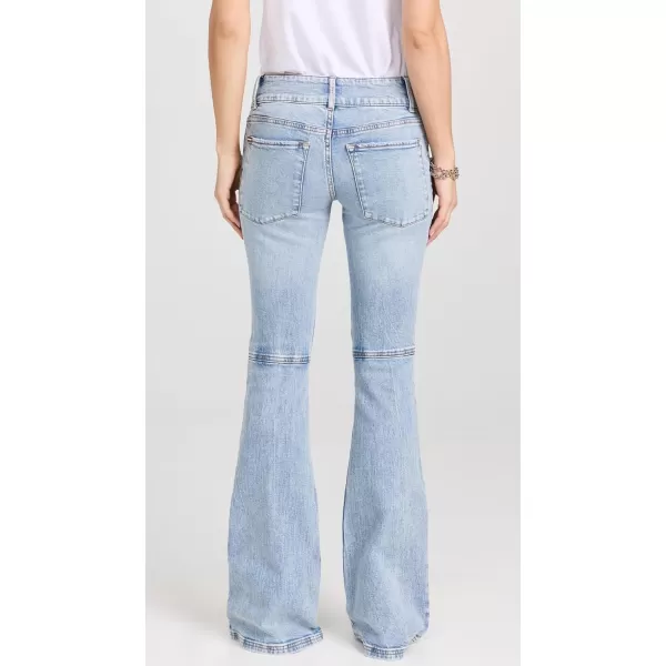 alice  olivia Womens Stacey Low Rise Bell JeansBay Blue