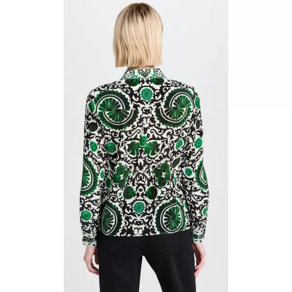 alice  olivia Womens Willa TopMonarch Light Emerald Small