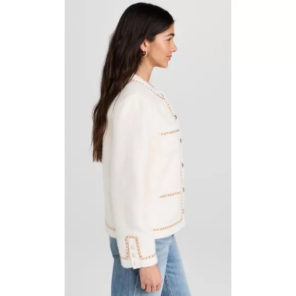 endless rose Womens Chain Trimmed JacketIvory