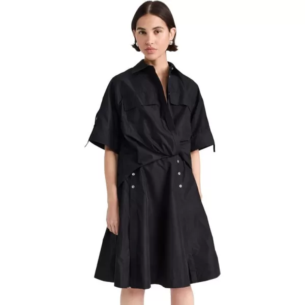 31 Phillip Lim Womens Draped Shirt DressBlack