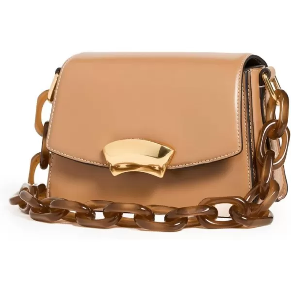 31 Phillip Lim Womens ID Shoulder Bag With Resin ChainCamel