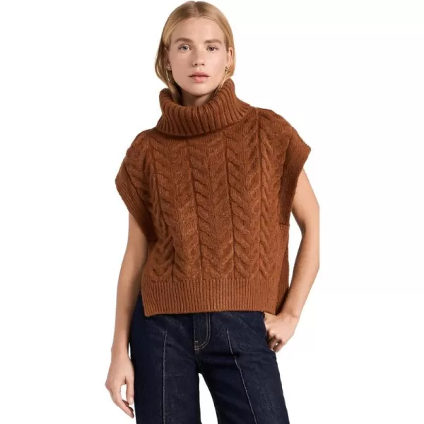 525 Womens Blake Sweater VestBurnt Ginger