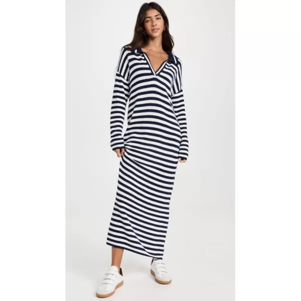 525 Womens Stripe Polo Maxi Dress525 Womens Stripe Polo Maxi Dress