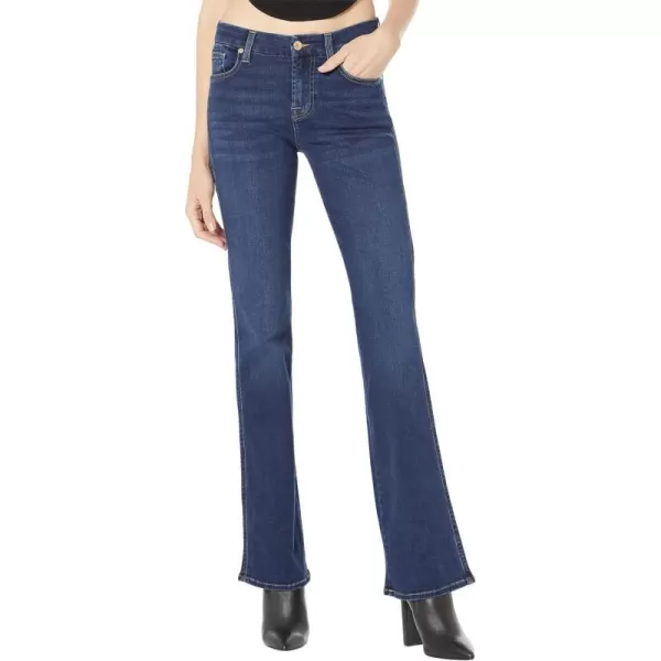 7 For All Mankind Womens Kimmie Bootcut JeansRinsed Indigo