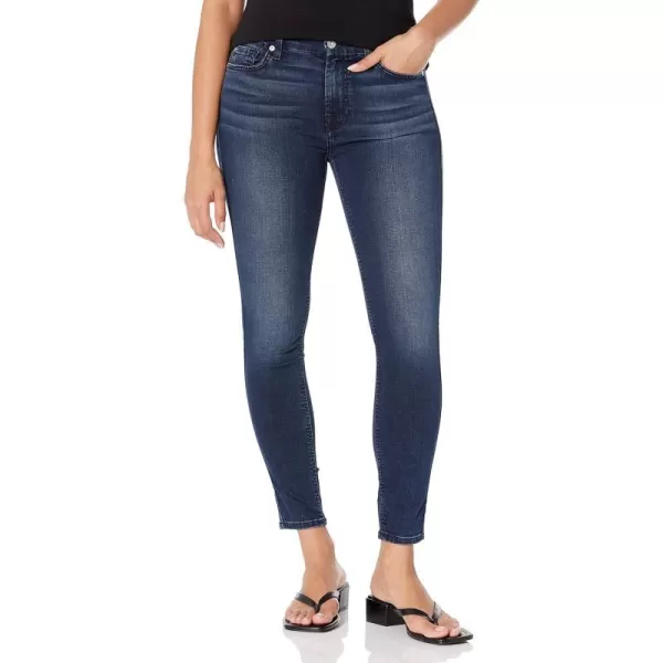 7 For All Mankind Womens Mid Rise Skinny Fit Ankle JeansBair Varnish