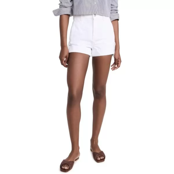 7 For All Mankind Womens Tailored Slouch ShortsBrilliant White