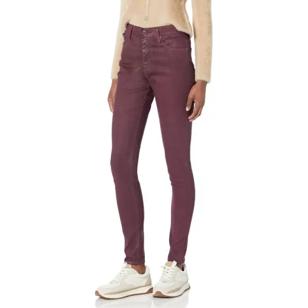 AG Adriano Goldschmied Womens Farrah Skinny Ankle JeansLtt Lt Maroon Peak