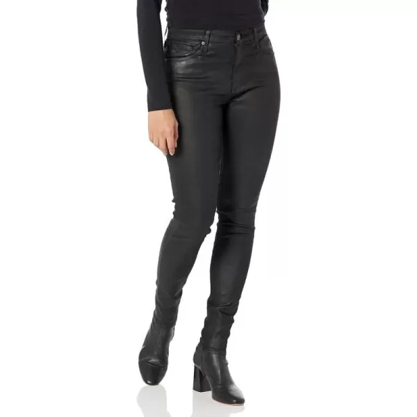 AG Adriano Goldschmied Womens Farrah Skinny Ankle JeansLtt Lt Super Black