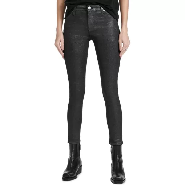 AG Adriano Goldschmied Womens Farrah Skinny Ankle JeansLuminous Gunmetal