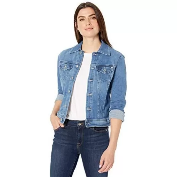 AG Adriano Goldschmied Womens Robyn JacketBlue Lucent