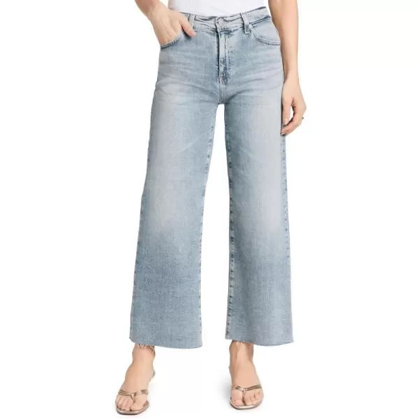 AG Adriano Goldschmied Womens Saige Wide Leg Crop JeansEclipsed