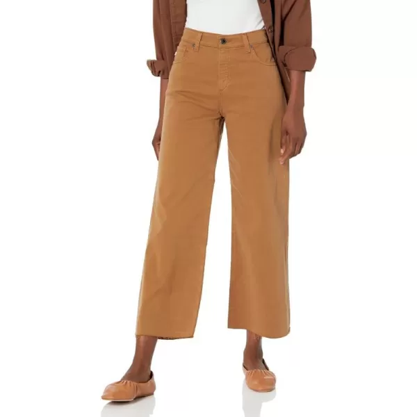 AG Adriano Goldschmied Womens Saige Wide Leg JeansCaramel