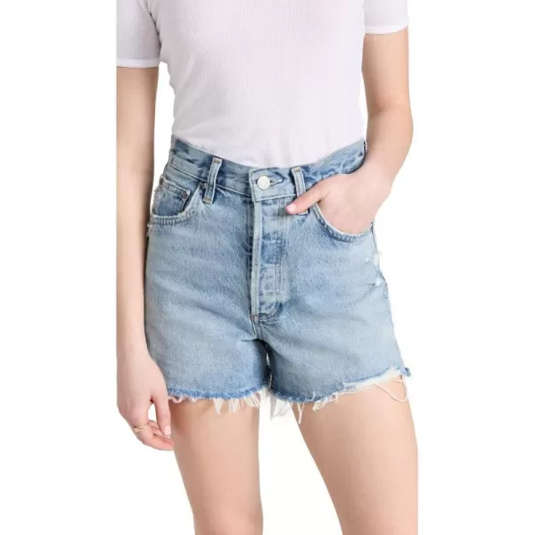 AGOLDE Womens Dee Vintage High Rise ShortsMuse