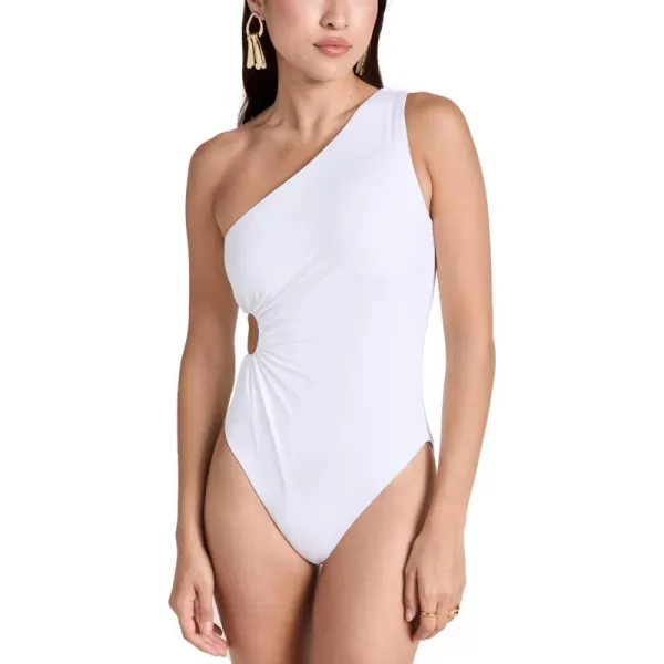 ALC Womens Delfina One Piece SwimsuitWhite