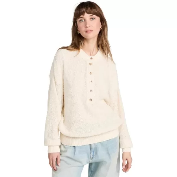 AMO Womens Gertrude Henley SweaterBone