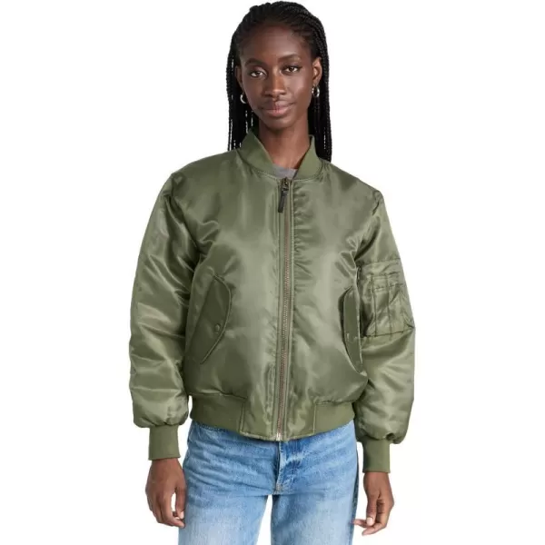 ANINE BING Womens Leon Bomber JacketArmy Green