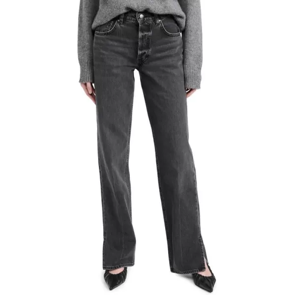 ANINE BING Womens Roy JeansWashed Black