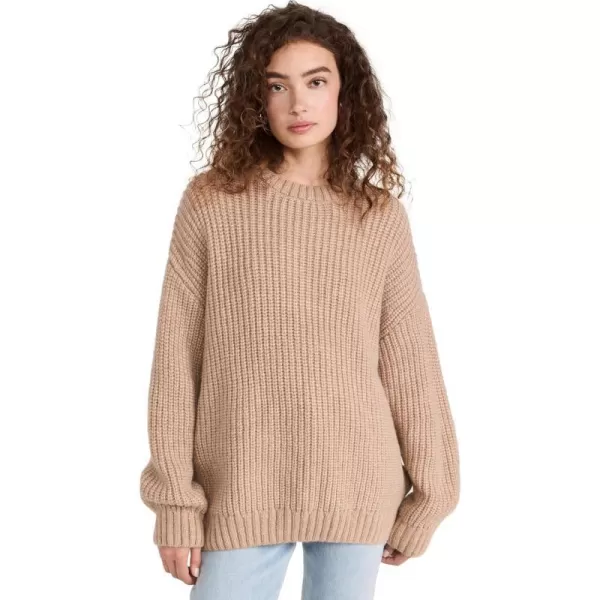 ANINE BING Womens Sydney Crew SweaterCream