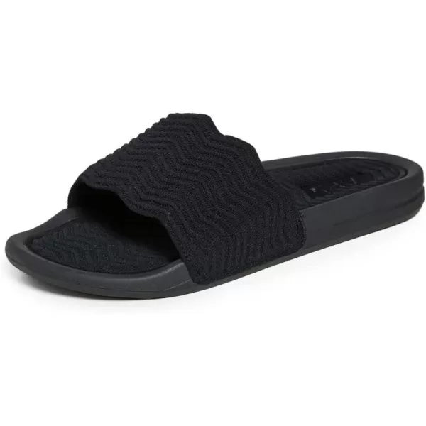 APL Athletic Propulsion Labs Mens TechLoom Zigzag SlidesBlack