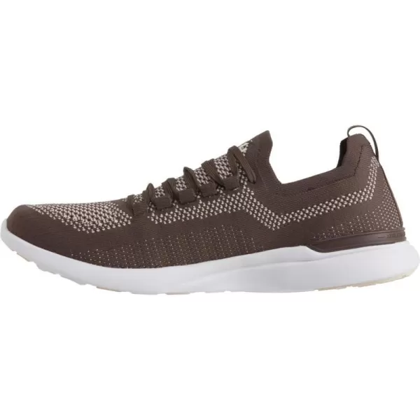 APL Athletic Propulsion Labs Mens Techloom Breeze Running SneakersChocolateWarm SilkWhite