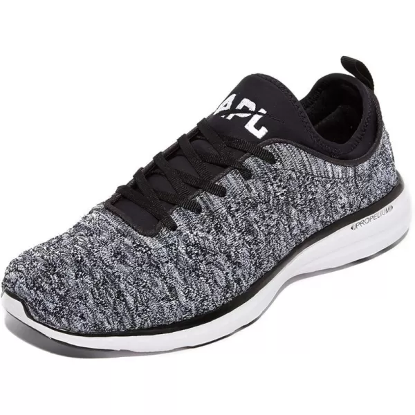 APL Athletic Propulsion Labs Mens Techloom Phantom Running SneakersBlackWhiteMelange