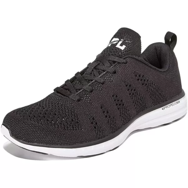 APL Athletic Propulsion Labs Mens Techloom Pro Running SneakersBlackWhiteBlack