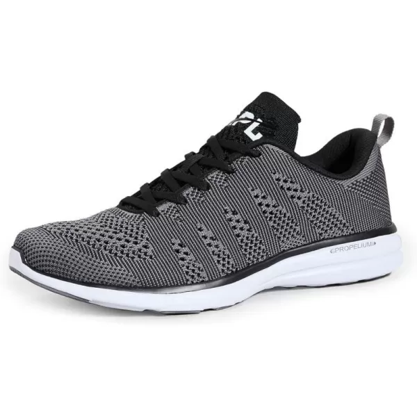 APL Athletic Propulsion Labs Mens Techloom Pro Running SneakersSmokeBlackWhite