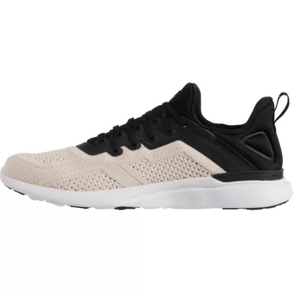 APL Athletic Propulsion Labs Mens Techloom Tracer Running SneakersBlackParchmentWhite