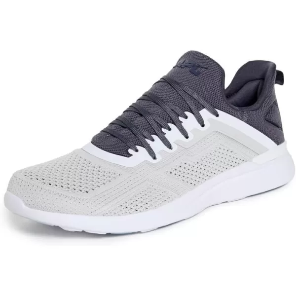 APL Athletic Propulsion Labs Mens Tracer SneakersHarbor GreyIronWhite