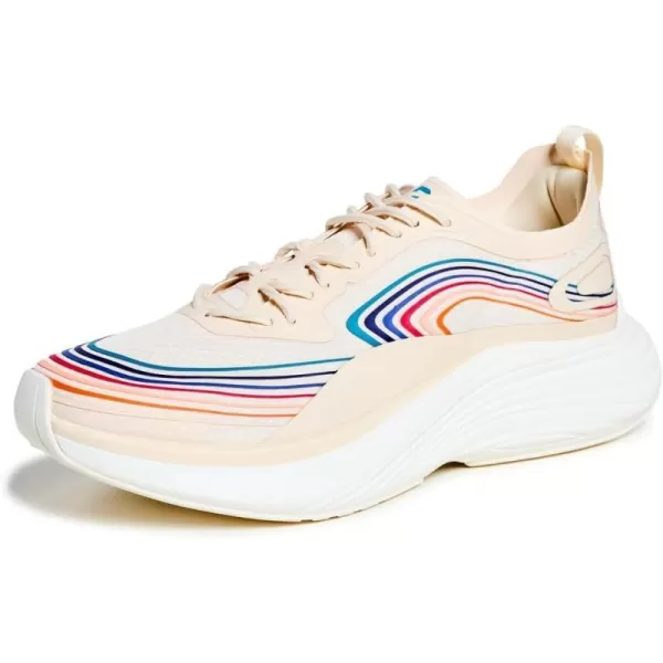 APL Athletic Propulsion Labs Womens Streamline SneakersAlabasterPeacockMulti