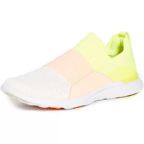 APL Athletic Propulsion Labs Womens Techloom Bliss SneakersEnergyNeon PeachPristine