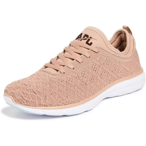 APL Athletic Propulsion Labs Womens Techloom Phantom SneakersLatteDark UmberWhite