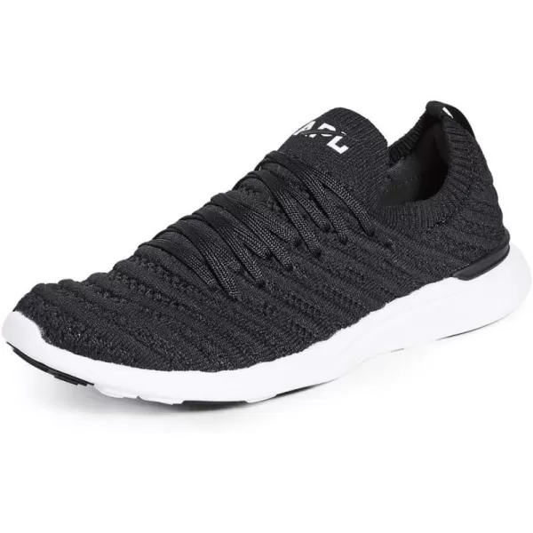 APL Athletic Propulsion Labs Womens Techloom Wave SneakersBlackWhite