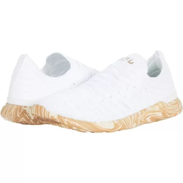 APL Athletic Propulsion Labs Womens Techloom Wave SneakersWhiteAlmondMarble