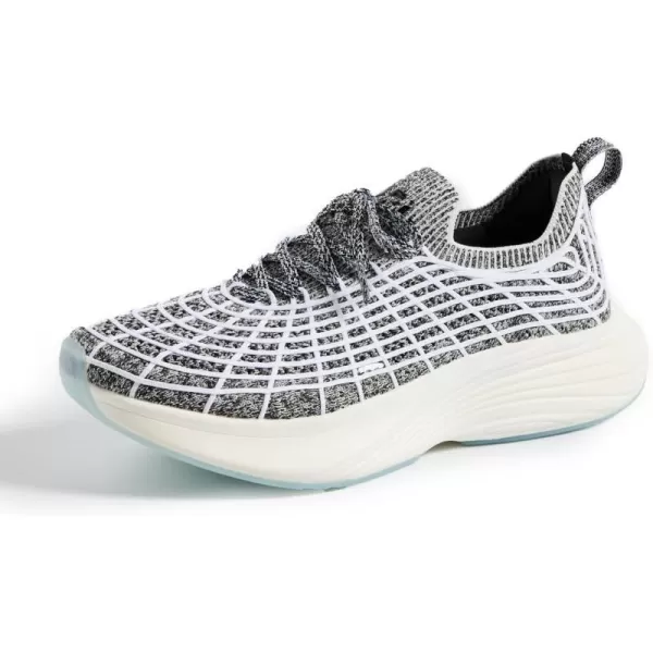 APL Athletic Propulsion Labs Womens Techloom Zipline SneakersWhiteBlackMelange