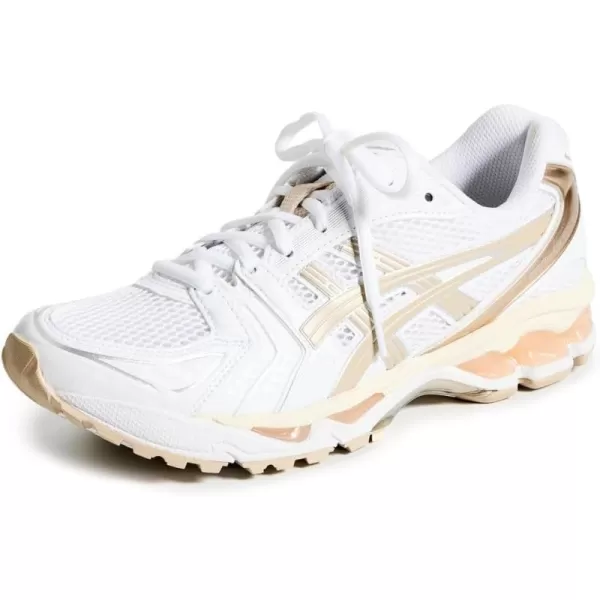 ASICS Womens GelKayano 14 Sportstyle ShoesWhiteSimply Taupe