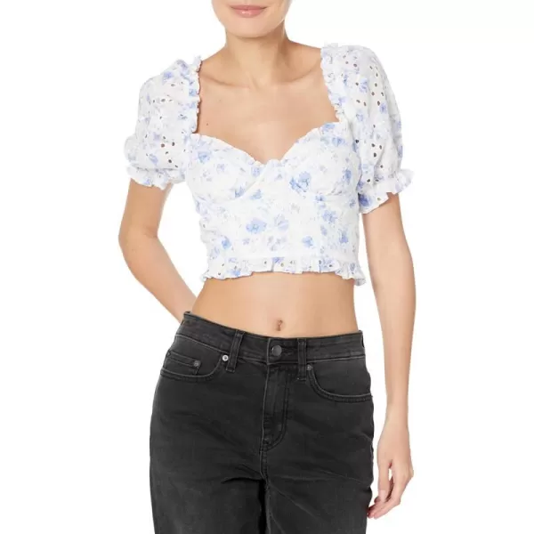 ASTR the label Womens Feronia TopBlue Floral