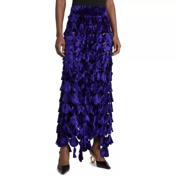 AWAKE MODE Womens Multi Circle DoubleLayered Maxi SkirtPurple